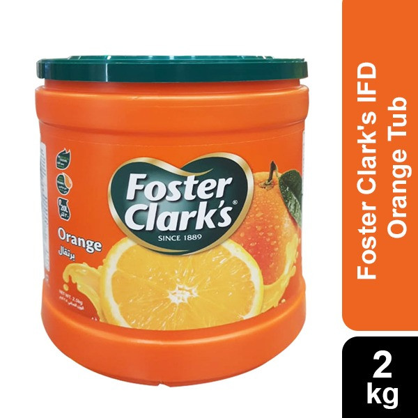 Foster Clark's IFD 2kg Orange Tub
