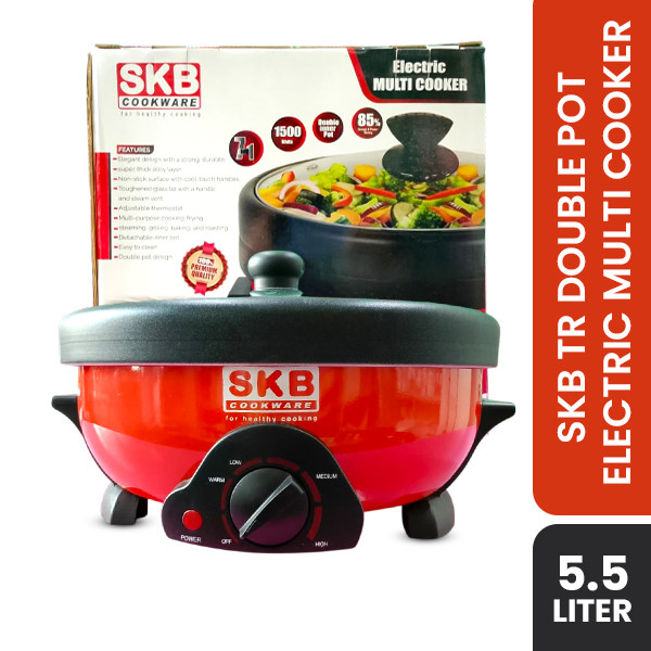 SKB 5.5 Ltr Double Pot Electric Multi Cooker