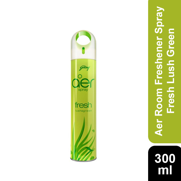 Godrej Aer Room Air Freshener Spray Fresh Lush Green 300 ml