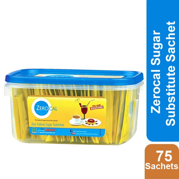 Zerocal Sugar Substitute Sachet 75 sachets