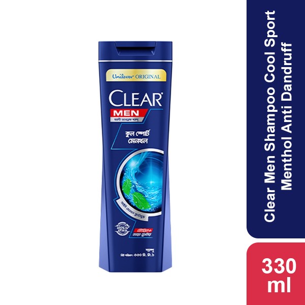 Clear Men Shampoo Cool Sport Menthol Anti Dandruff 330ml