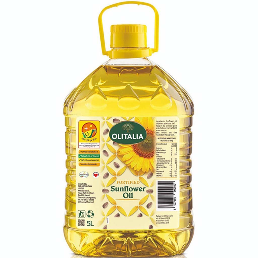 Olitalia Fortified Sunflower Oil-5ltr