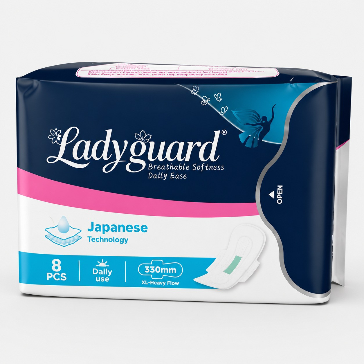 Ladyguard Ultra Thin Sanitary Pad 330mm XL Heavy Flow