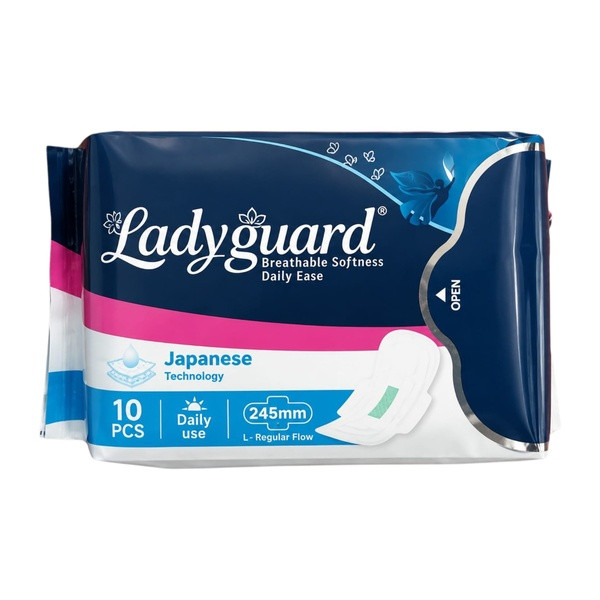Ladyguard Ultra Thin Sanitary Pad 245mm L Regular Flow