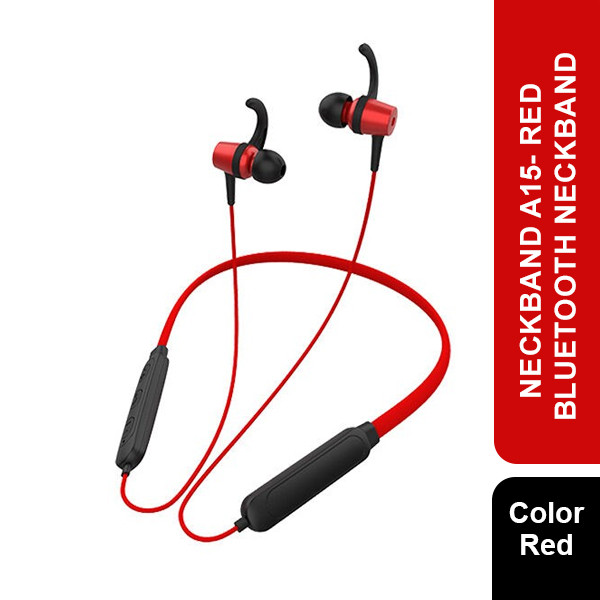 Neckband A15- Red Bluetooth Neckband