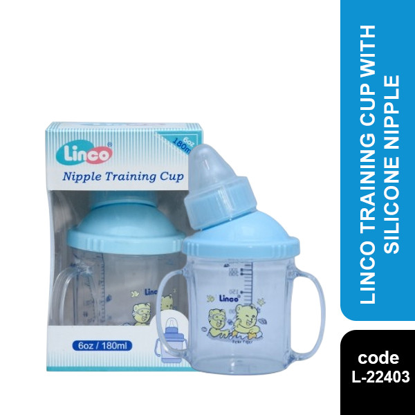 Linco Training cup with silicone nipple L-22403