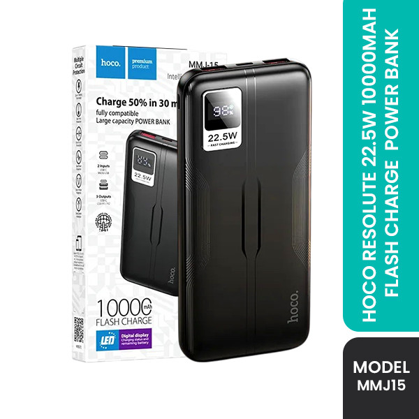 Hoco MMJ15 Resolute 22.5W 10000mAh Flash Charge  Power Bank