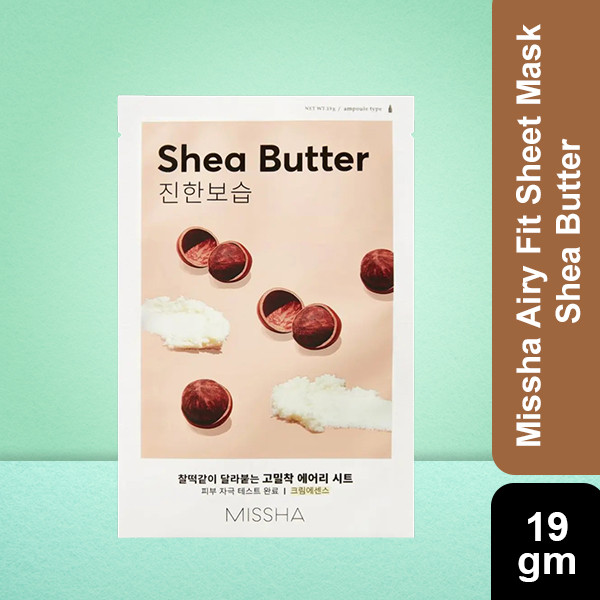 Missha Airy Fit Sheet Mask Shea Butter 19 g