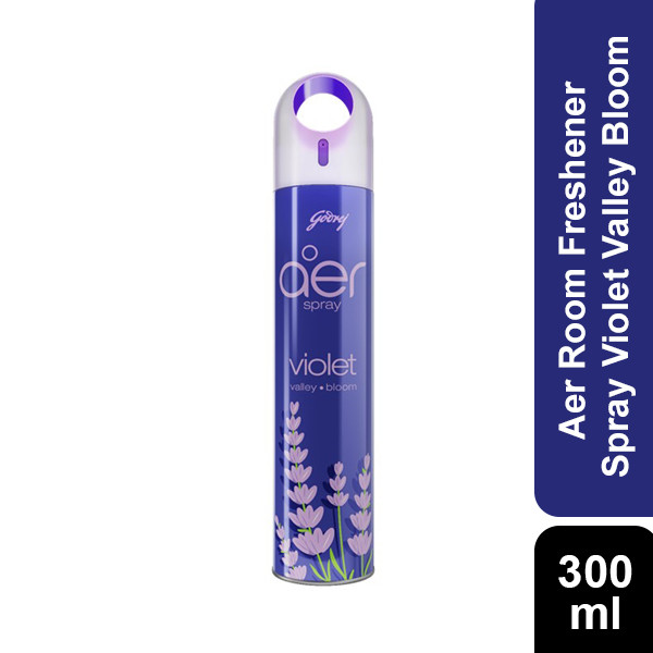 Godrej Aer Room Air Freshener Spray Violet Valley Bloom 300 ml