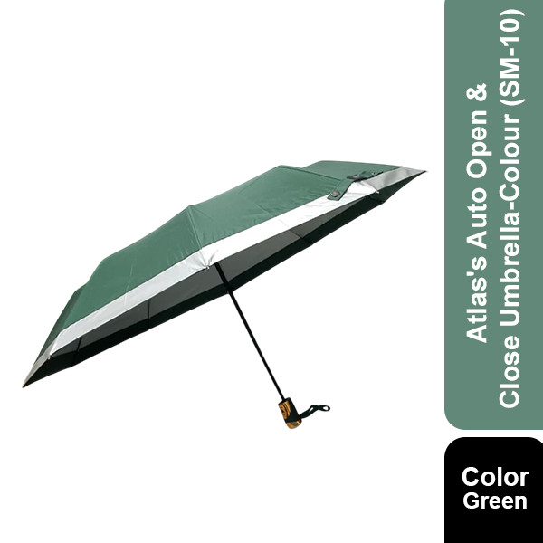 Atlas's Auto Open  Umbrella-Green(SM-10)