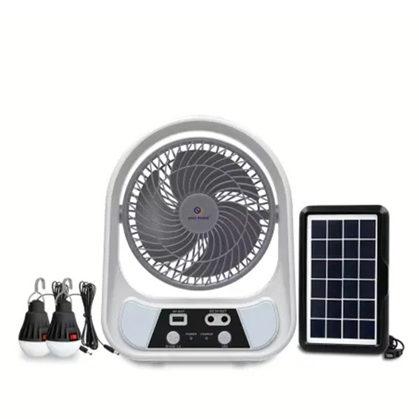 Solar Rechargeable Fan & Light EP-608