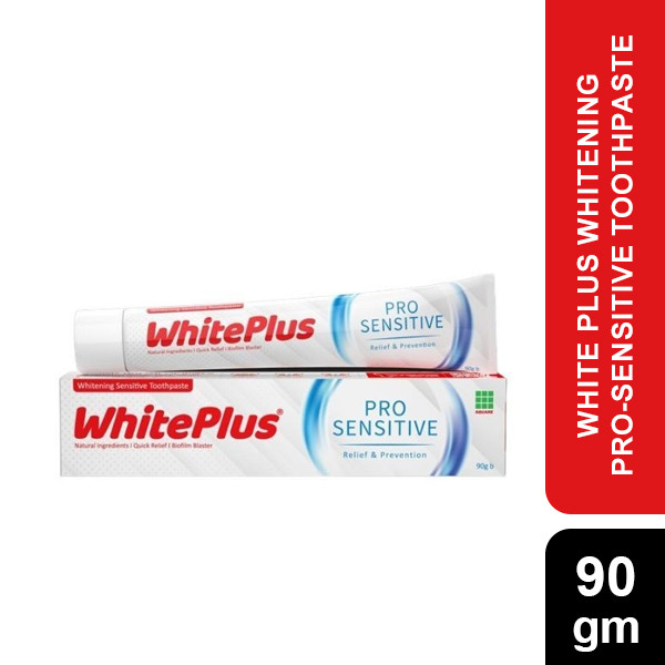 White Plus Whitening Pro-Sensitive Toothpaste 90 gm