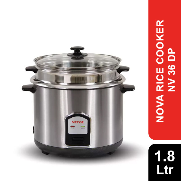 NOVA RICE COOKER NV 36 DP (1.8 Ltr)