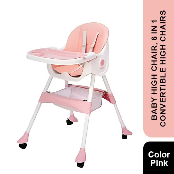 Baby Dining Chair With Height Adjustable Detachable Food Tray