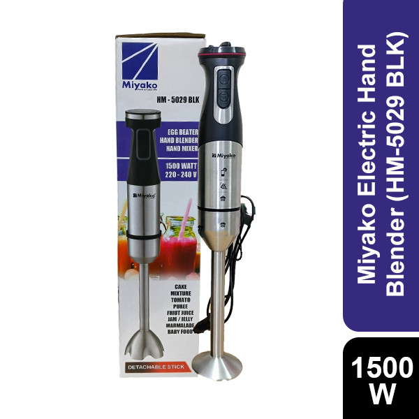 Miyako Electric Hand Blender 1500W (HM-5029 BLK)