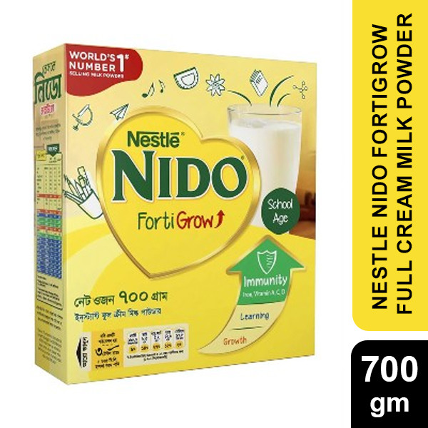 Nestle Nido Fortigrow Full Cream Milk Powder 700 gm
