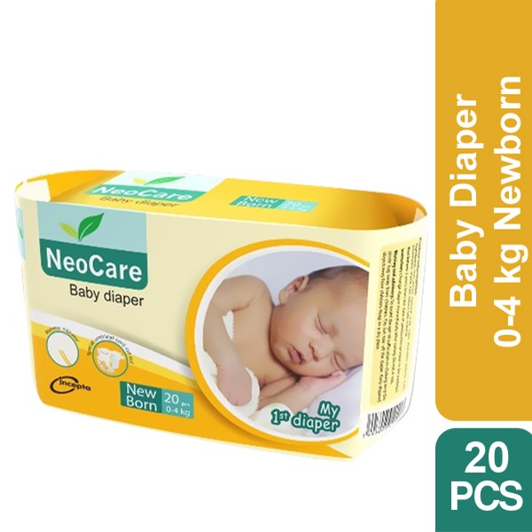 Neocare Baby Diaper 0-4 kg Newborn  20 Pcs