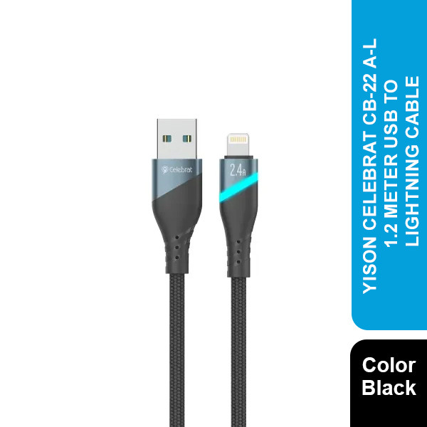 Yison Celebrat CB-22 A-L 1.2 Meter USB to Lightning Cable
