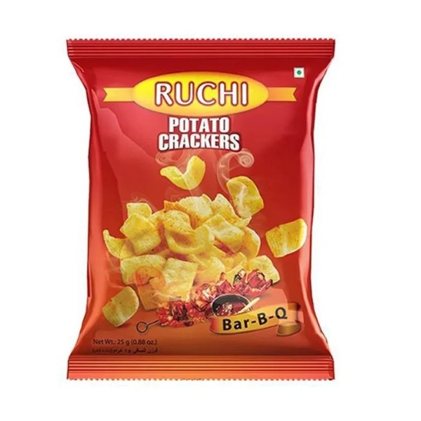 Ruchi Potato Crackers Bar-B-Q Chips 25 gm