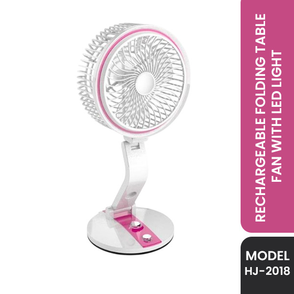 HEJ Folding Fan Multifunction USB Charging (HJ-2018)-Pink