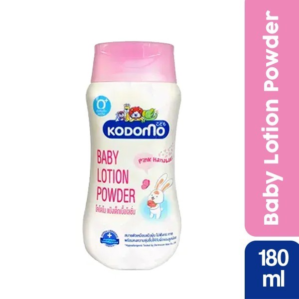 Kodomo Baby Lotion Powder Pink Hanabaki 180 ml