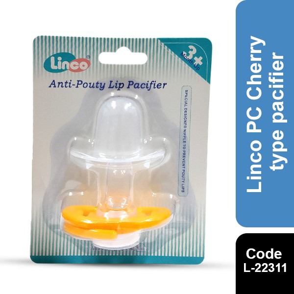 Linco Flat type silicone pacifier 3+ month L-22311