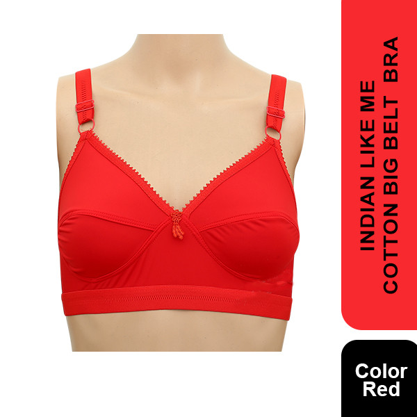 Like Me Fashion Seamless Cotton Bra For Women-3pcs Size-32/34/36/38/40/42