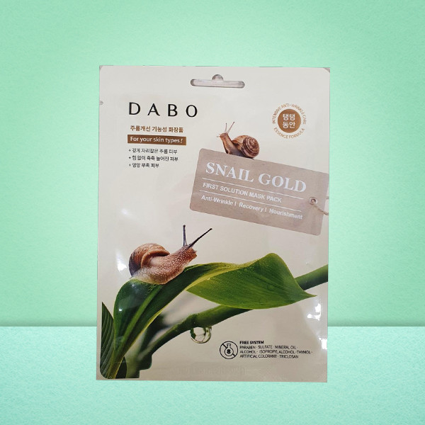 Dabo First Solution Mask Pack Snail 23 g