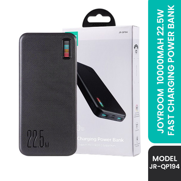 Joyroom JR-QP194 10000mAh 22.5W Fast Charging Power Bank