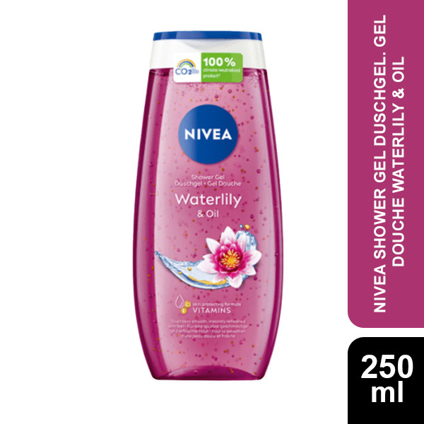 Nivea Shower Gel Duschgel. Gel Douche Waterlily & Oil 250ml