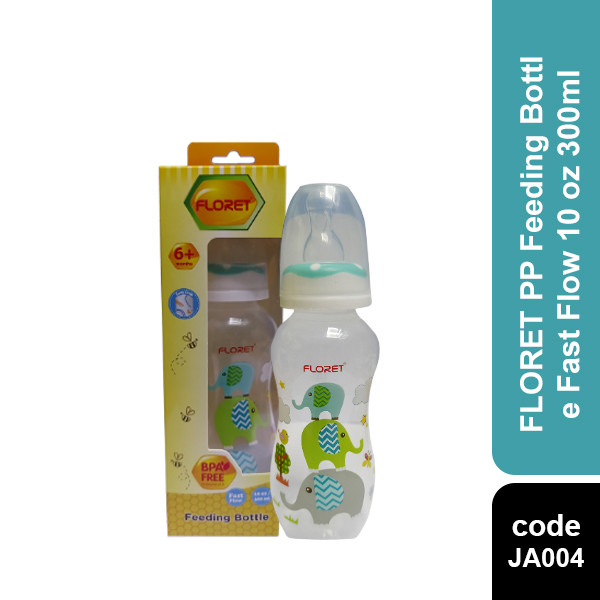 FLORET PP Feeding Bottle Fast Flow 10 oz 300ml JA004