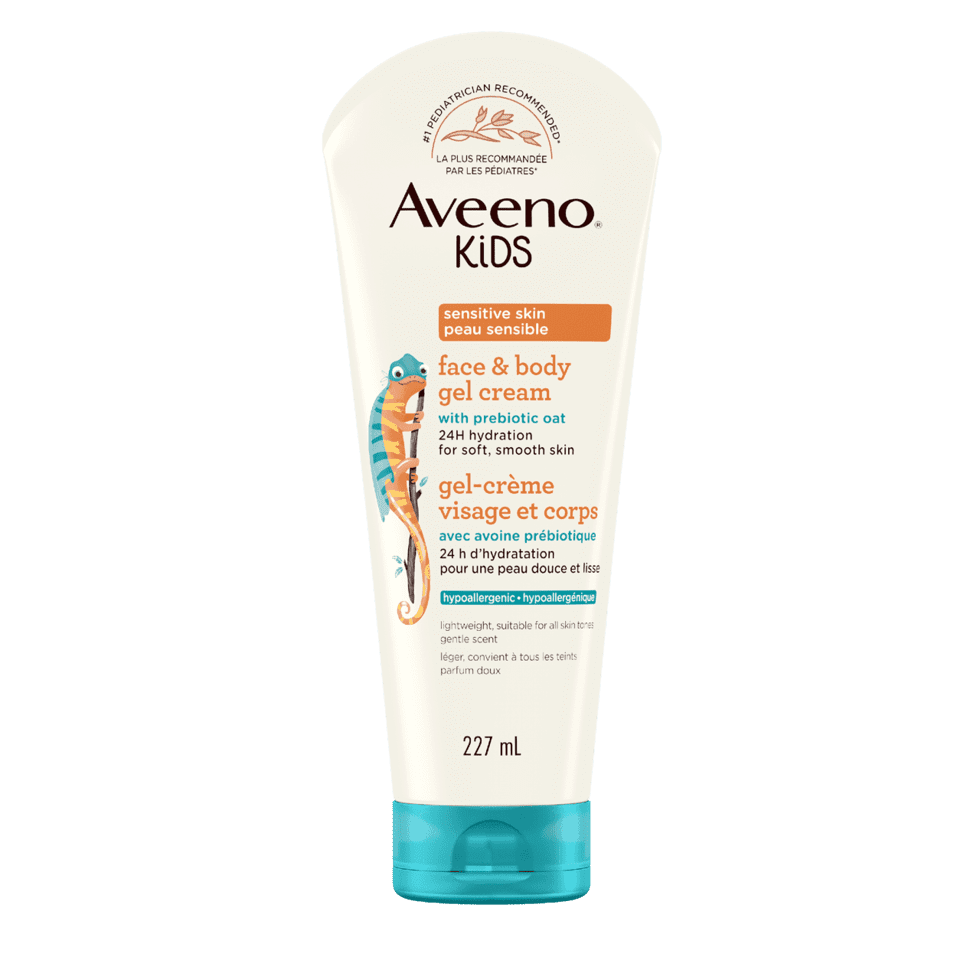 Aveeno Baby Face & Body Gel Cream for Sensitive Skin 227 ml