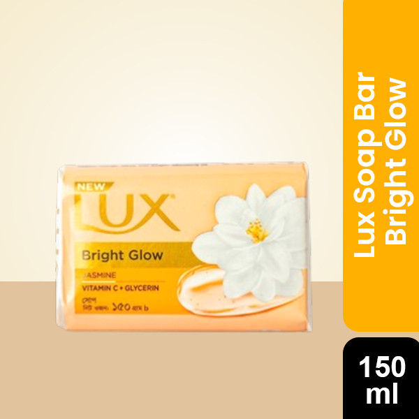 Lux Soap Bar Bright Glow 150g