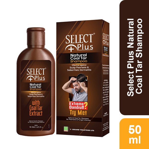 Select Plus Natural Coal Tar Shampoo 75 ml