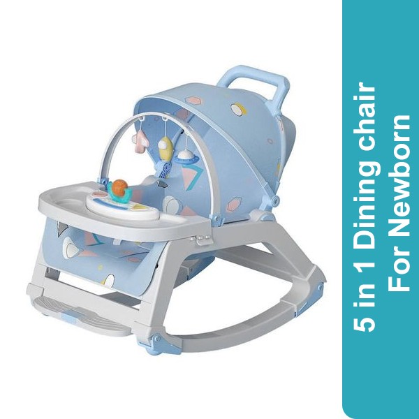5 in 1 Baby Dinning Rocking Chair 18kg - 0m+