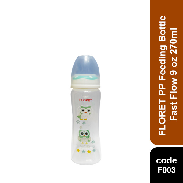 FLORET PP Feeding Bottle Fast Flow 9 oz 270ml F003